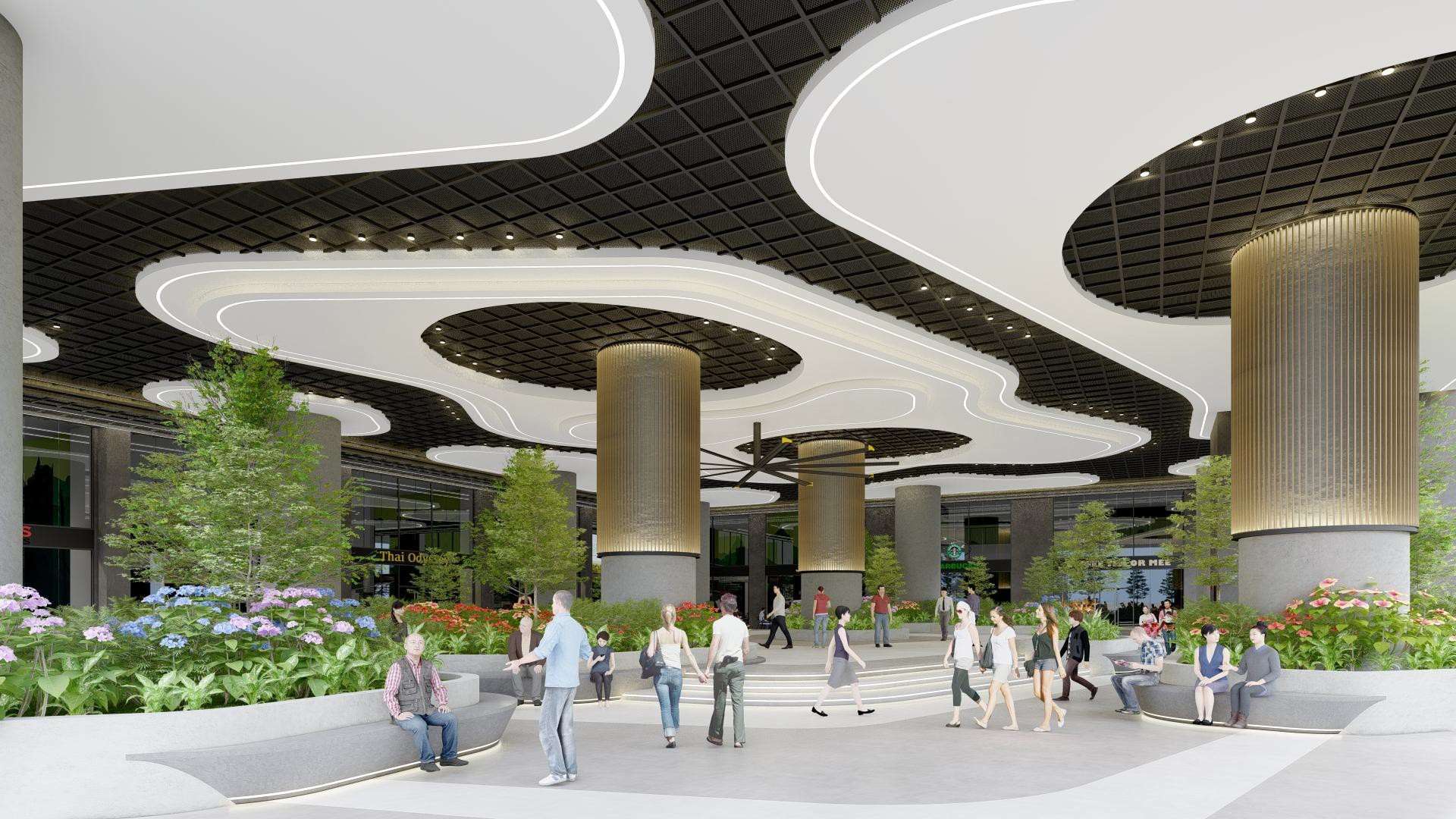 Artist's impression of Capstone Grand Plaza and retail