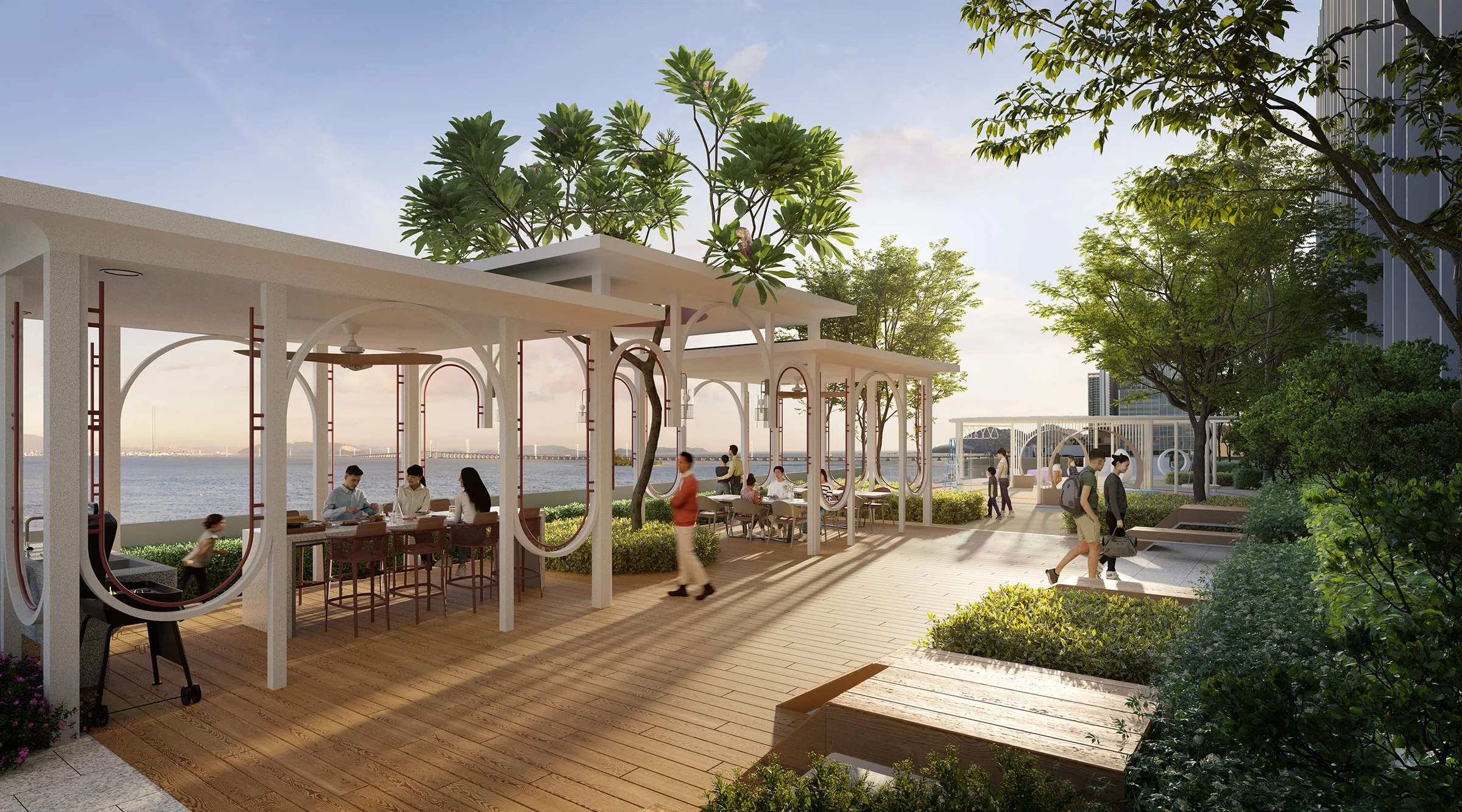 Keeperz grill pavilion artist impression
