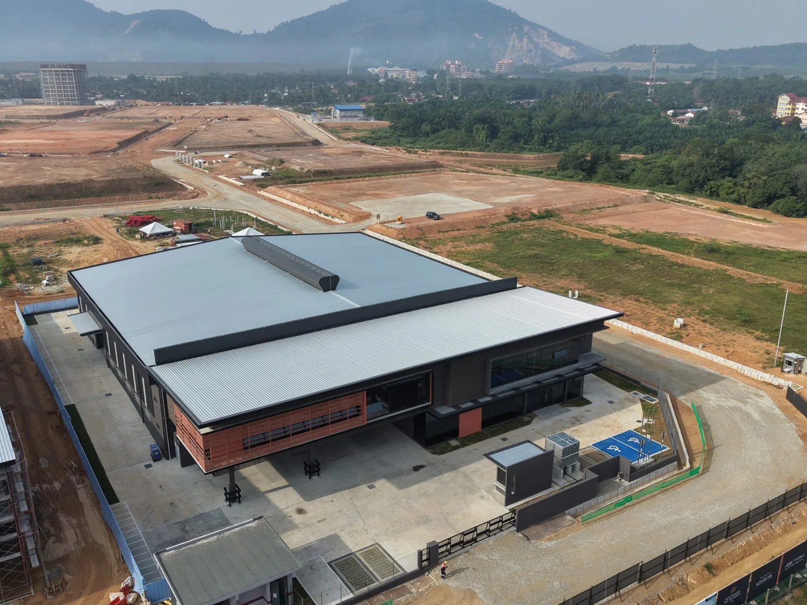 Detached factory and industrial park at Northern TechValley in Penang