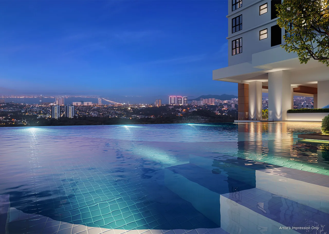 Pinnacle Bukit Gambier infinity pool artist impression