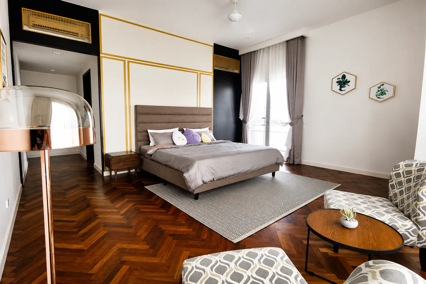 Enhanced actual photograph of a Quayside subsale primary bedroom